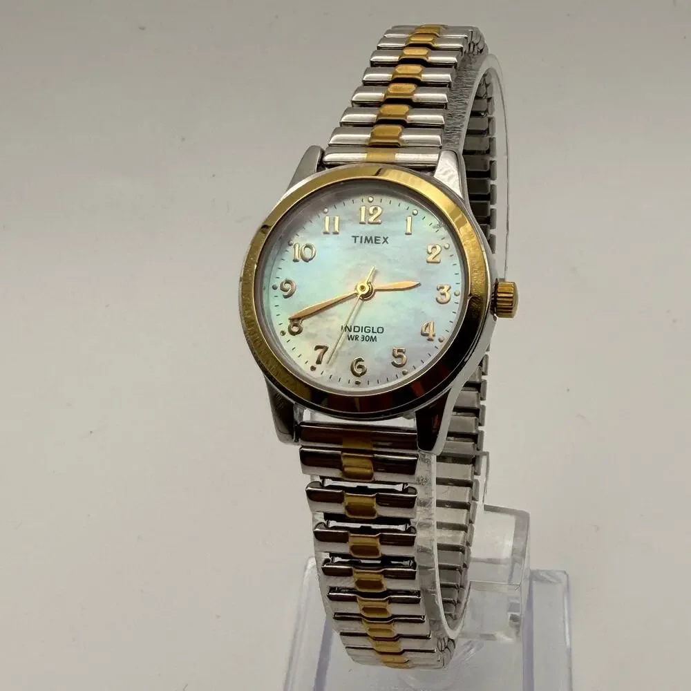 Timex Women's Two-Tone Essex Avenue Expansion Watch, Working